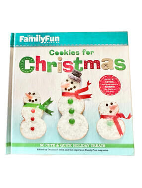 NEW Disney FamilyFun Cookies for Christmas 50 Cute Quick Holiday Treats Cookbook
